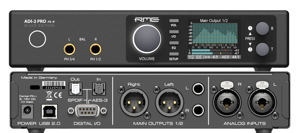 RME ADI-2 Pro FS R Black Edition