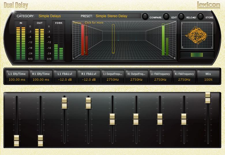 Lexicon PCM Native Dual Delay