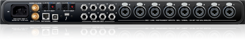 MOTU 8M AVB Thunderbolt USB Interface