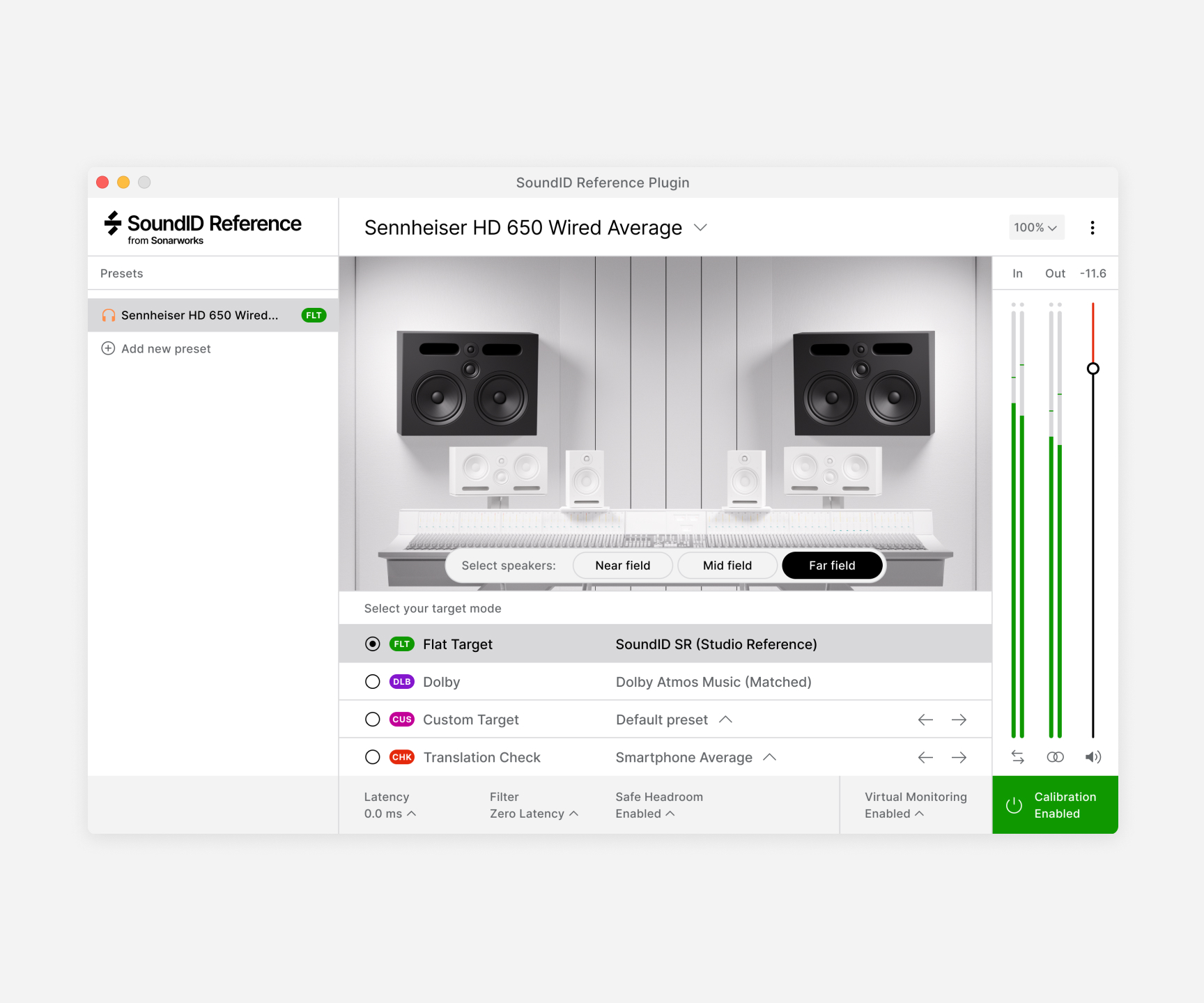 Sonarworks SoundID Reference Virtual Monitoring