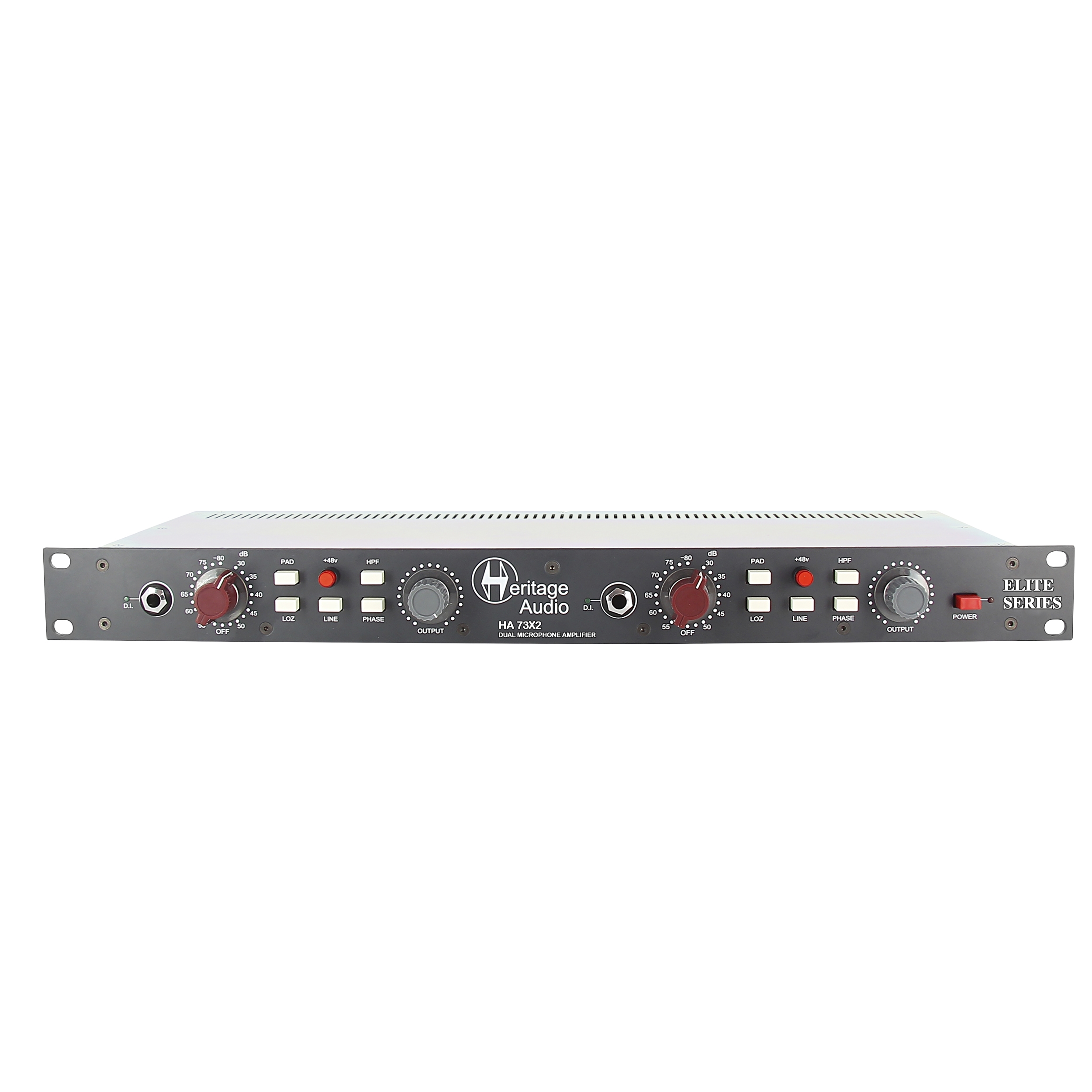 Heritage Audio HA73X2 ELITE - Dual Channel 1073 Mic Preamp