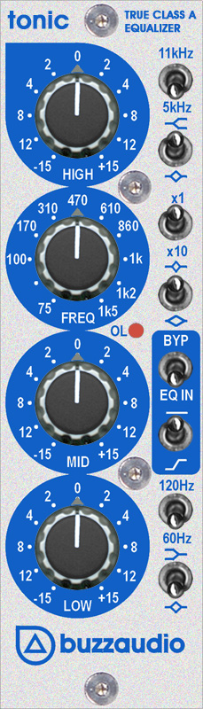 Buzz Audio Tonic Equalizer Modul 500er Serie